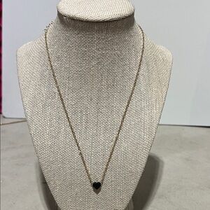 Gold Heart Pendant Necklace